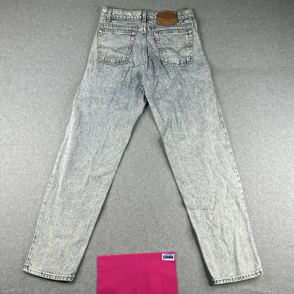 Vintage Levis Jeans 550 XX Stone Wash Made In USA Mens 32x32